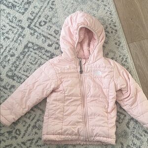 The North Face Kids Pink Puffer Jacket